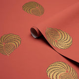 Schumacher Royal Plume Russet Wallpaper