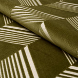 Schumacher Jessie Cut Velvet Olive Fabric