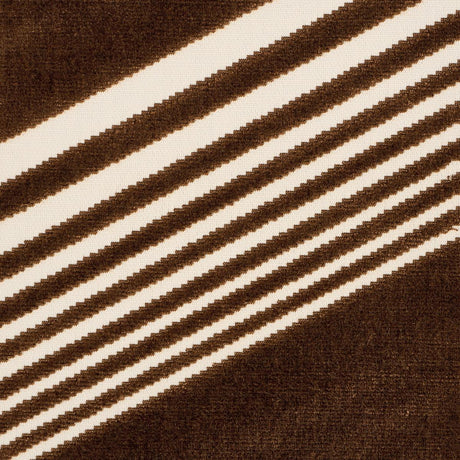 Schumacher Jessie Cut Velvet Sable Fabric