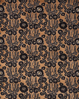 Schumacher Emelie Velvet Bronze & Noir Fabric