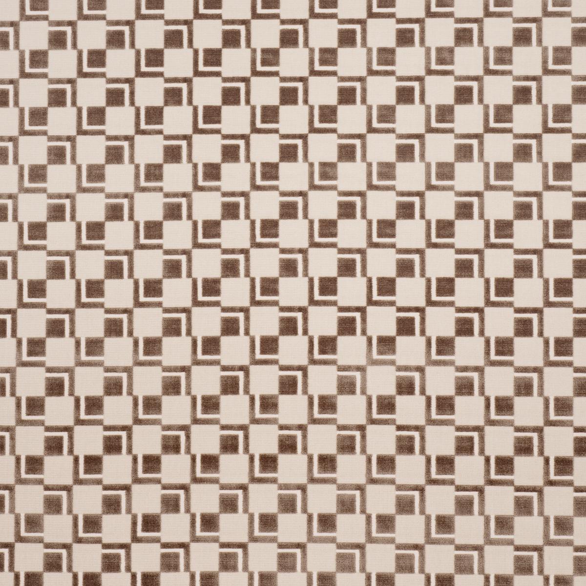 Schumacher Edison Velvet Champagne Fabric