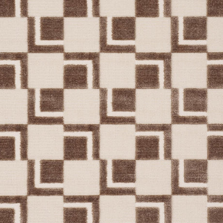 Schumacher Edison Velvet Champagne Fabric