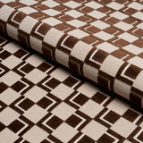 Schumacher Edison Velvet Chestnut Fabric