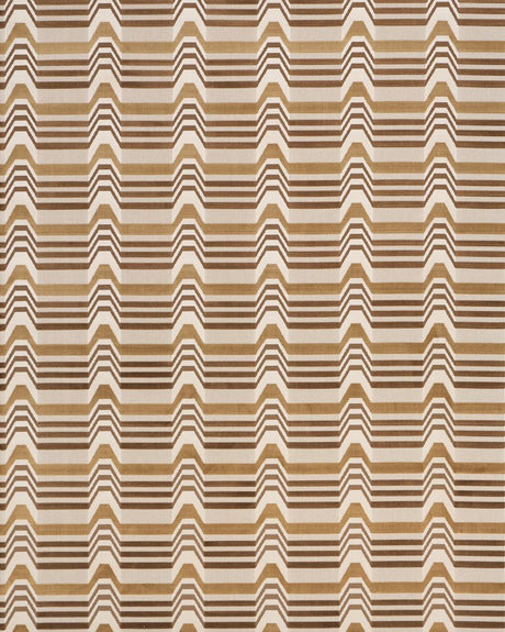 Schumacher Aldo Velvet Mocha & Camel Fabric