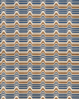 Schumacher Aldo Velvet Cadet & Camel Fabric