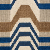 Schumacher Aldo Velvet Cadet & Camel Fabric