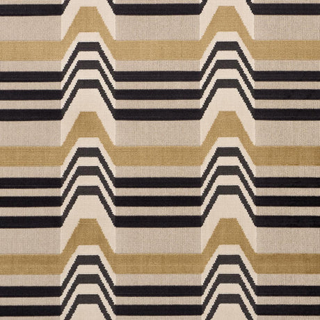 Schumacher Aldo Velvet Mocha & Noir Fabric