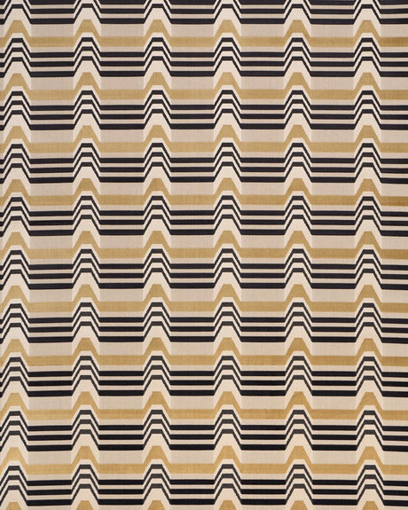 Schumacher Aldo Velvet Mocha & Noir Fabric