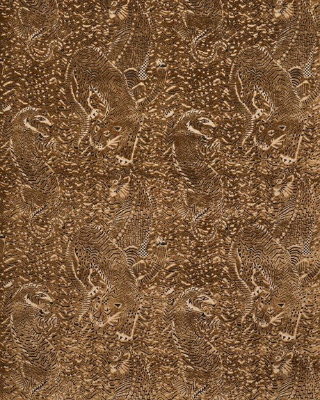 Schumacher Tigress Velvet Gold Fabric