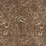 Schumacher Tigress Velvet Champagne Fabric