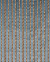 Schumacher Darius Velvet Stripe Aquamarine Fabric
