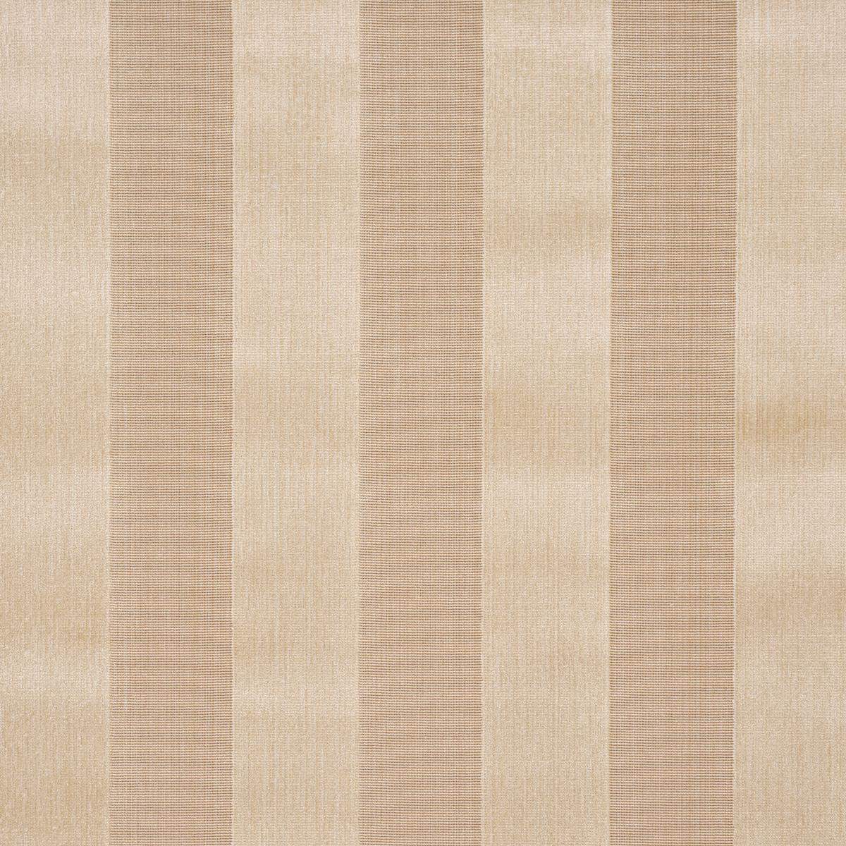 Schumacher Cunard Stri Velvet Champagne Fabric