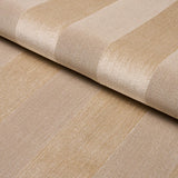 Schumacher Cunard Stri Velvet Champagne Fabric