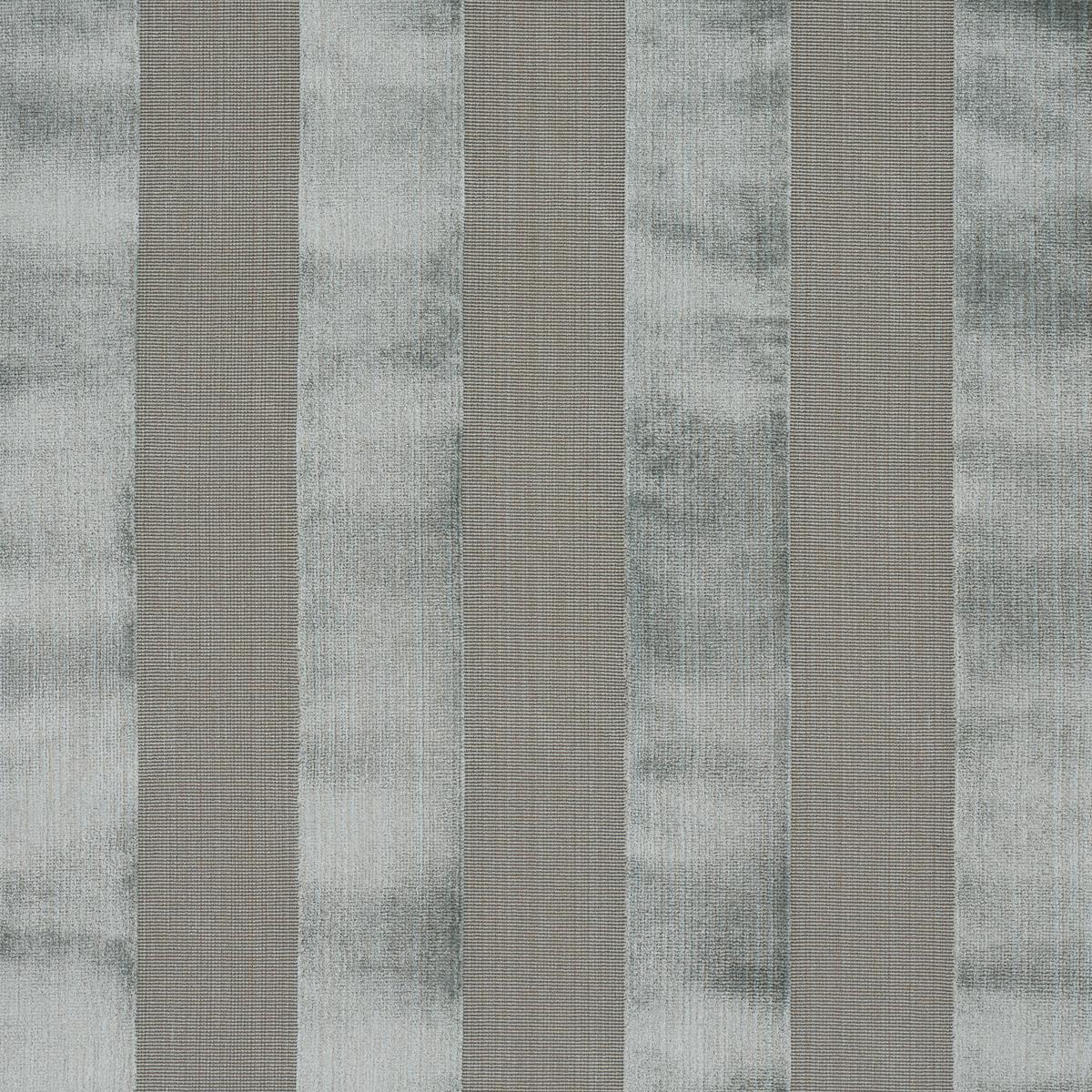 Schumacher Cunard Stri Velvet Ice Fabric