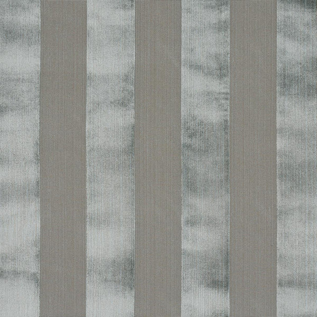 Schumacher Cunard Stri Velvet Ice Fabric