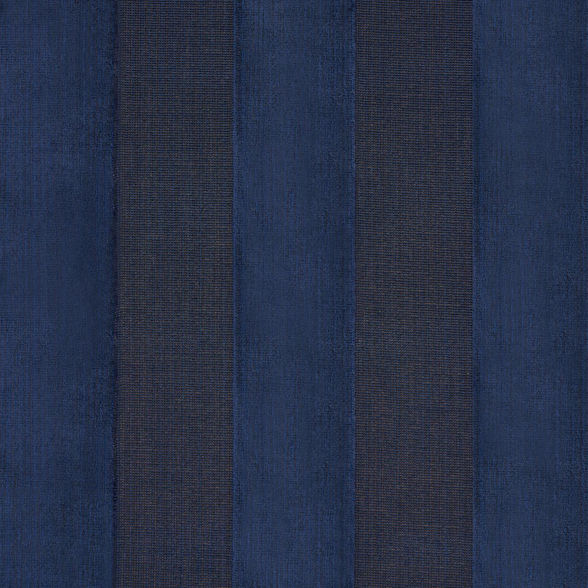 Schumacher Cunard Strié Velvet Sapphire Fabric