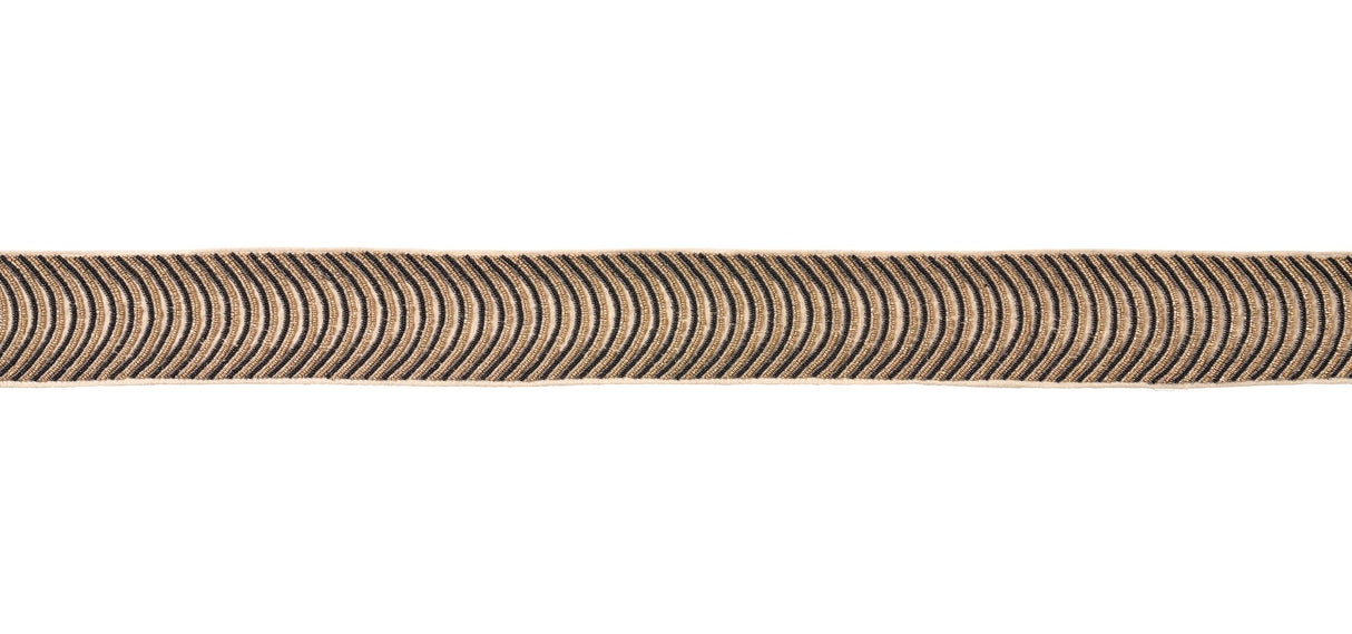 Schumacher Ebony Ziegfeld Beaded Tape