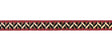 Schumacher Red Zigzag Moderne Tape