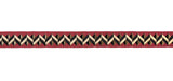 Schumacher Red Zigzag Moderne Tape