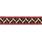 Schumacher Red Zigzag Moderne Tape