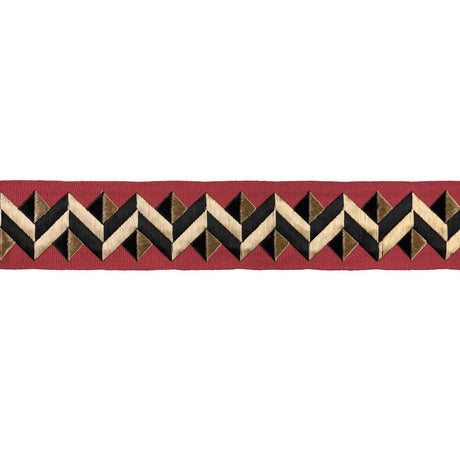 Schumacher Red Zigzag Moderne Tape