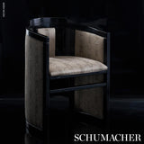 Schumacher Swanson Scallop Pewter Fabric