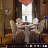 Schumacher Swanson Scallop Pewter Fabric