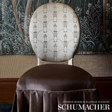 Schumacher Swanson Scallop Pewter Fabric
