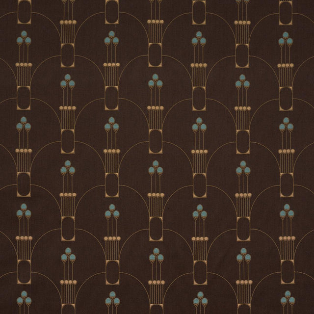 Schumacher Swanson Scallop Carbon Fabric