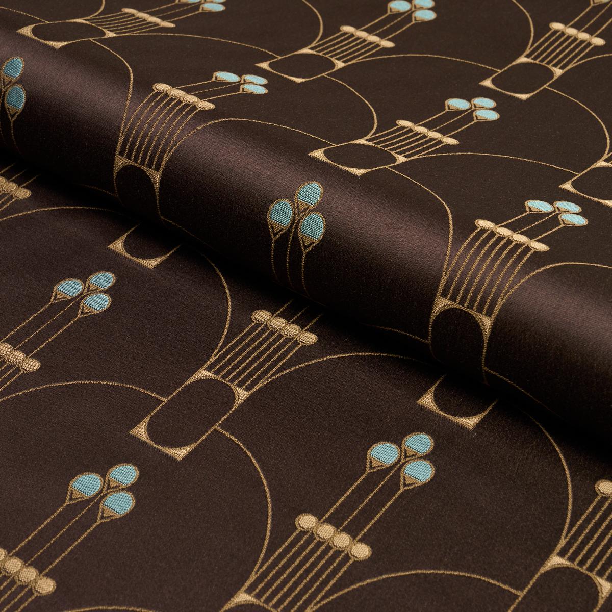 Schumacher Swanson Scallop Carbon Fabric