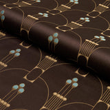 Schumacher Swanson Scallop Carbon Fabric