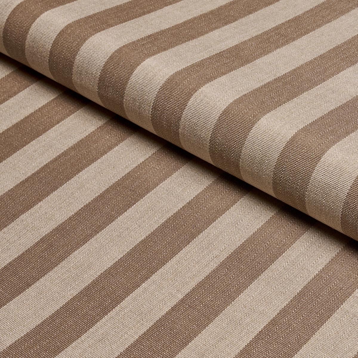Schumacher Hanson Indoor/Outdoor Stripe Flax Fabric