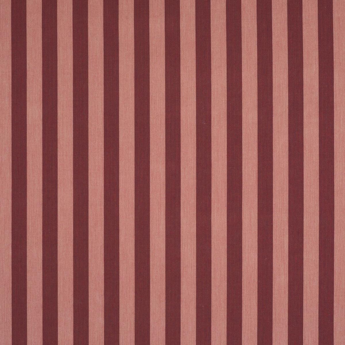 Schumacher Hanson Indoor/Outdoor Stripe Raspberry Fabric