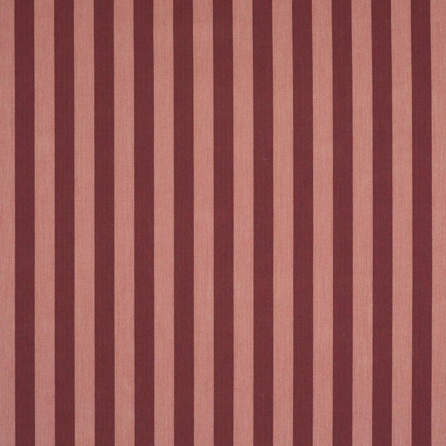 Schumacher Hanson Indoor/Outdoor Stripe Raspberry Fabric