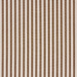 Schumacher Hanson Indoor/Outdoor Stripe Narrow Brown Fabric