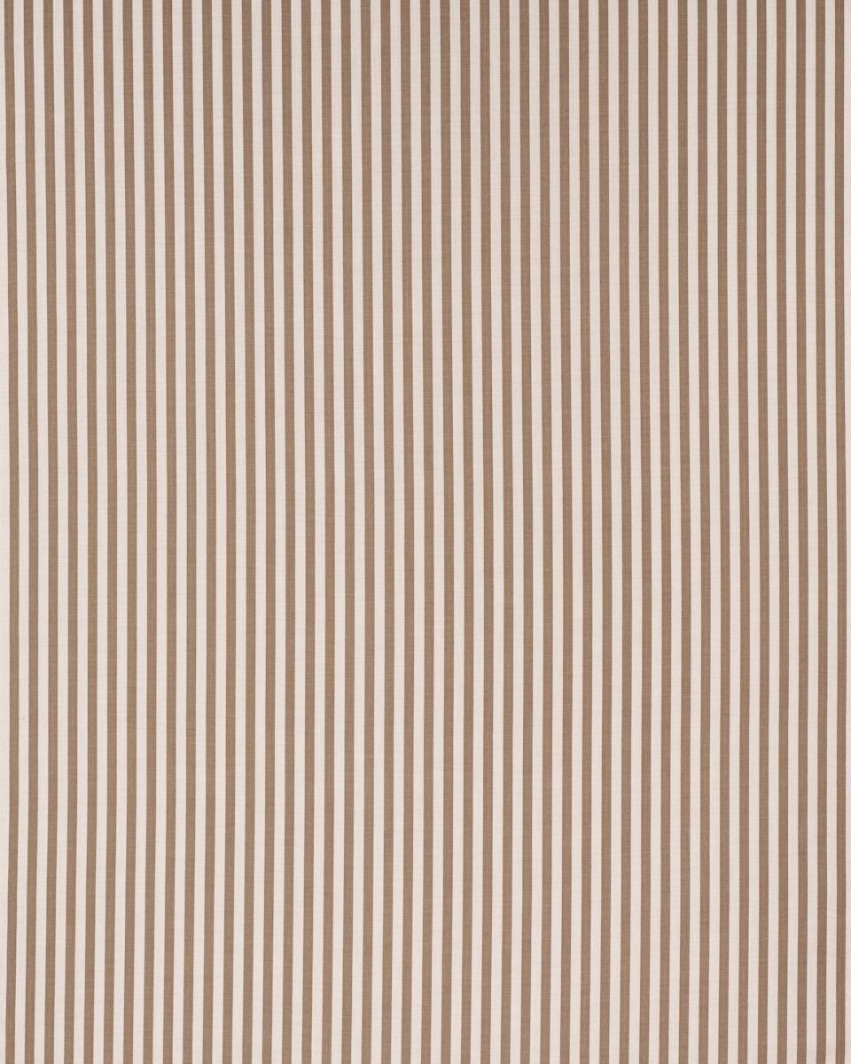Schumacher Hanson Indoor/Outdoor Stripe Narrow Brown Fabric