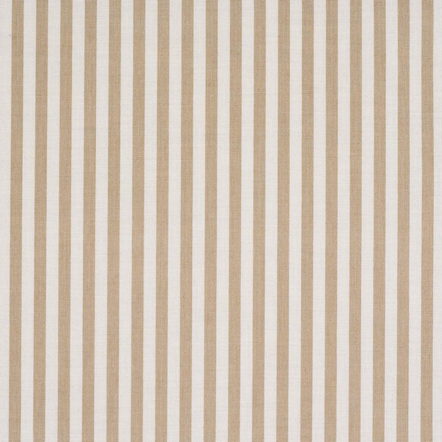 Schumacher Hanson Indoor/Outdoor Stripe Narrow Sand Fabric