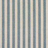 Schumacher Hanson Indoor/Outdoor Stripe Narrow Teal Fabric