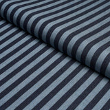 Schumacher Hanson Indoor/Outdoor Stripe Narrow Blues Fabric