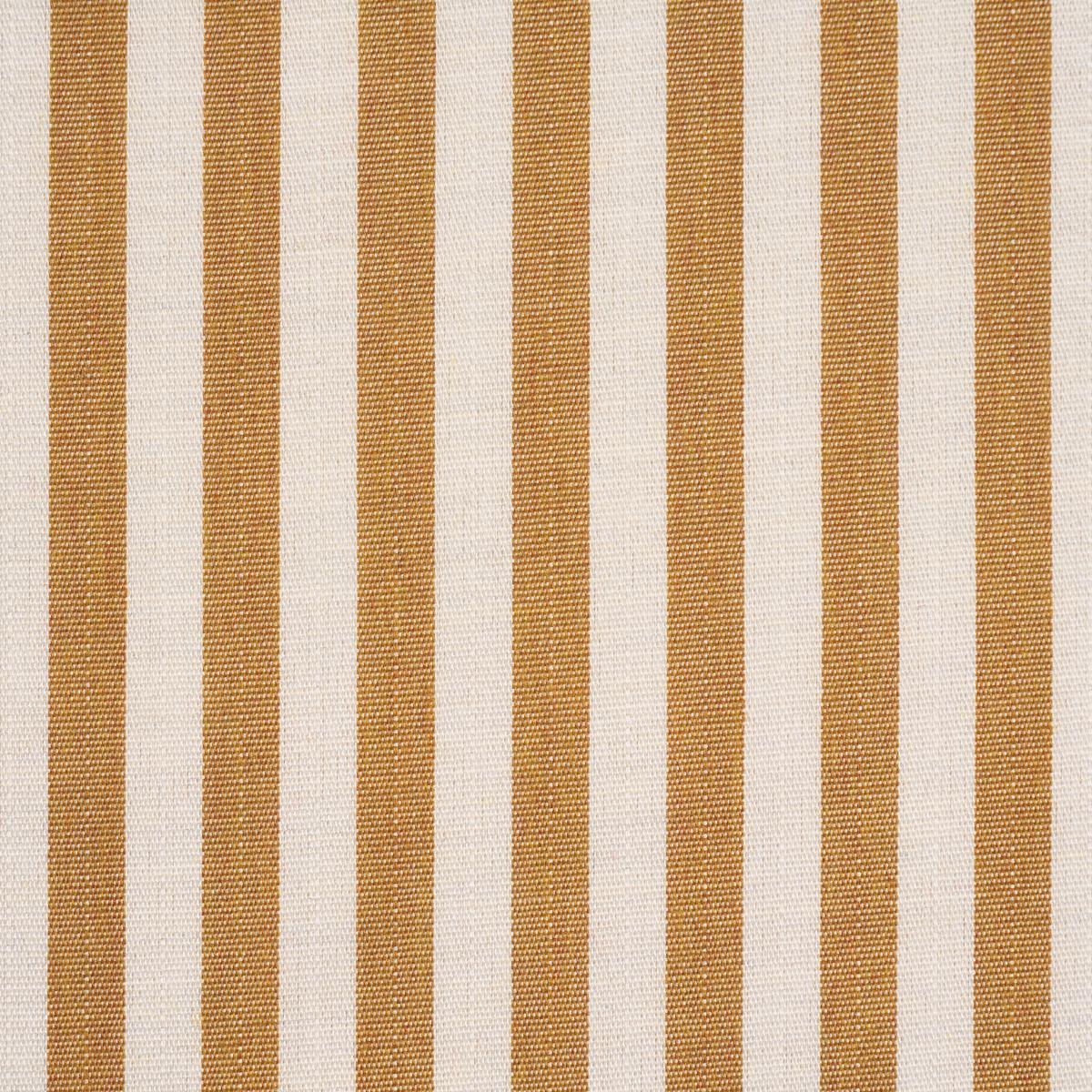 Schumacher Hanson Indoor/Outdoor Stripe Narrow Marigold Fabric