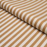 Schumacher Hanson Indoor/Outdoor Stripe Narrow Marigold Fabric