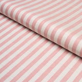 Schumacher Hanson Indoor/Outdoor Stripe Narrow Pink Fabric