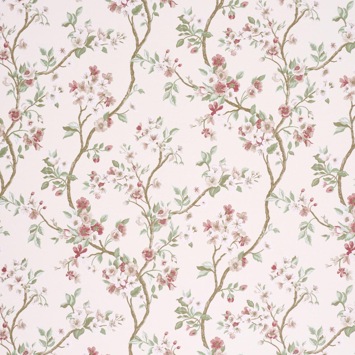 Schumacher Cherry Blossom Cherry Fabric