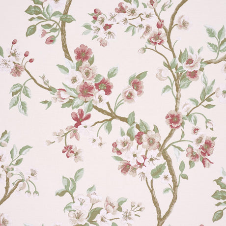 Schumacher Cherry Blossom Cherry Fabric