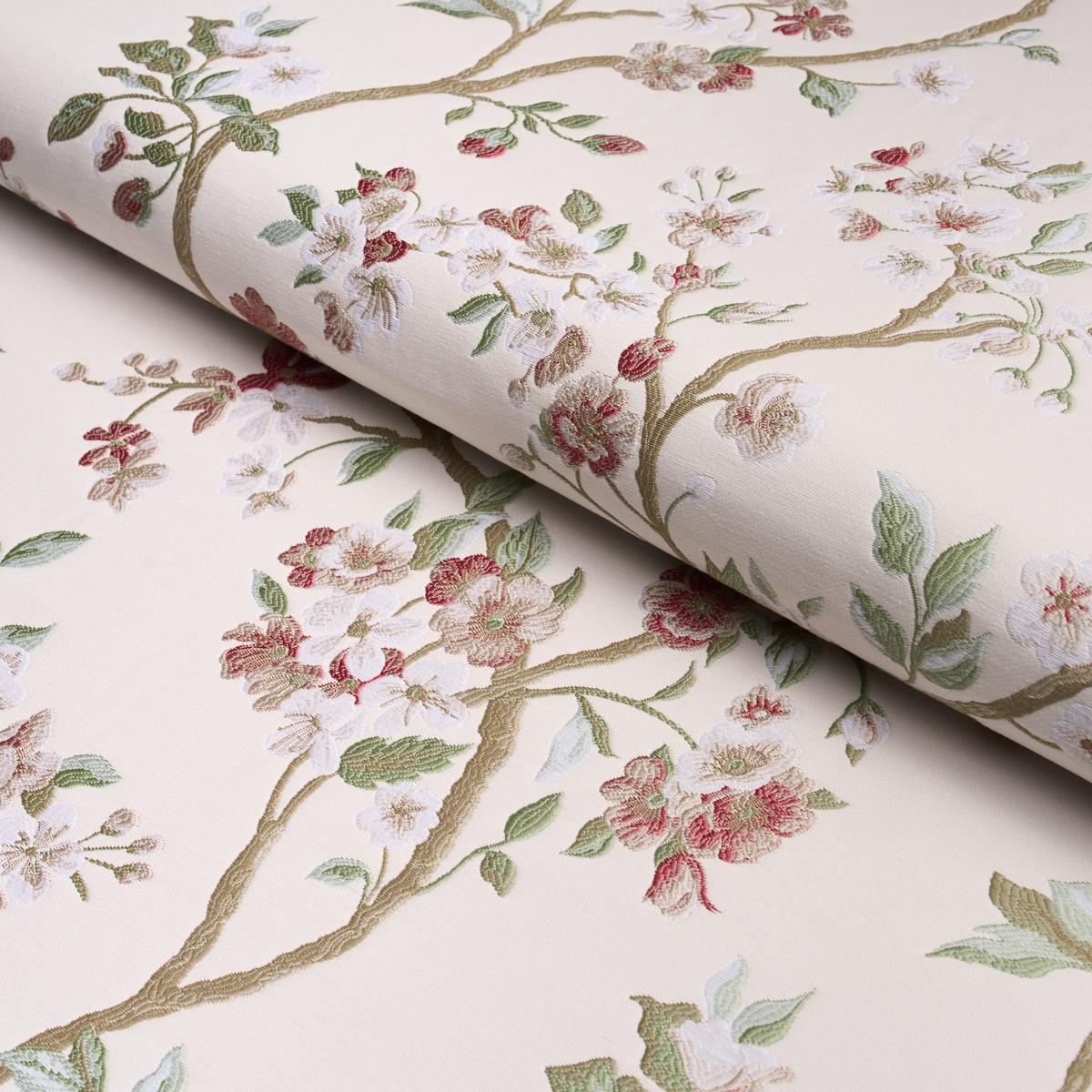 Schumacher Cherry Blossom Cherry Fabric