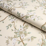 Schumacher Cherry Blossom Citron Fabric