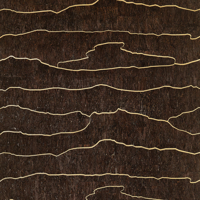 Thibaut Cloud Mosaic Gold Bark Wallpaper