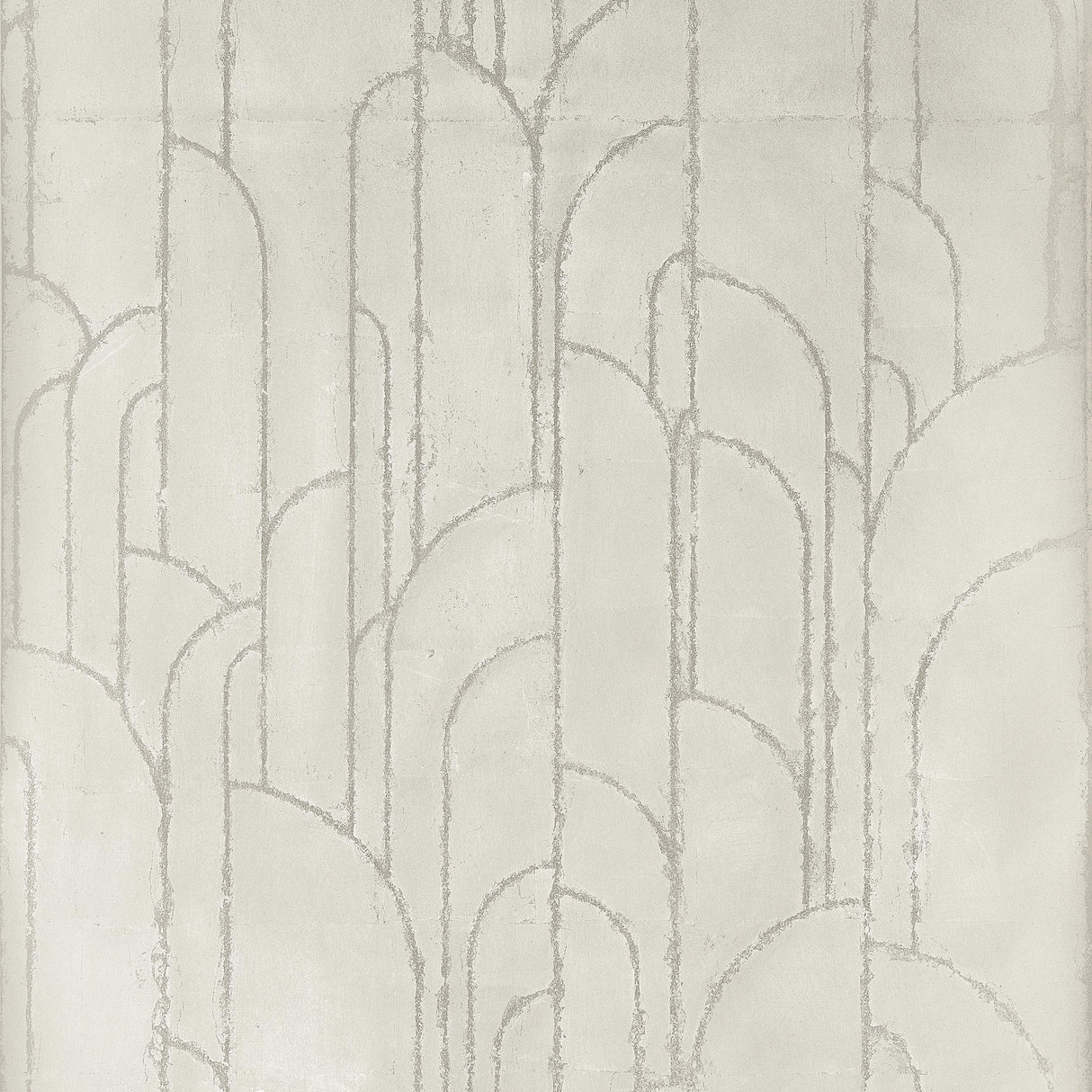 Thibaut Deco Moon Gilver Wallpaper