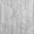 Thibaut Deco Moon Silver Wallpaper