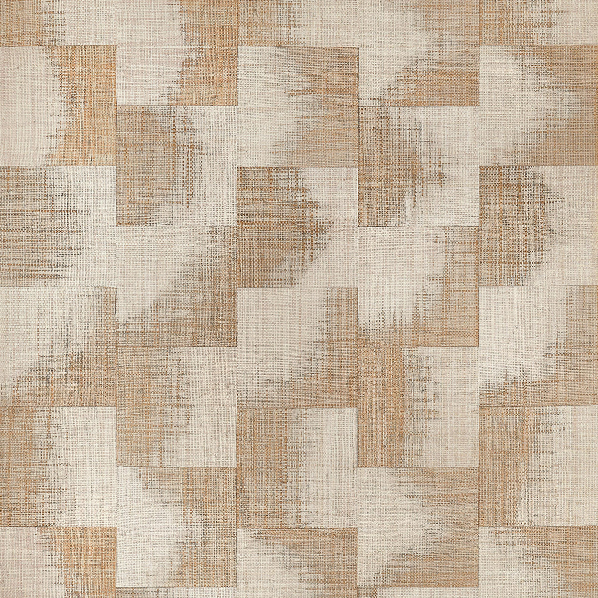 Thibaut Raffia Squares Beige Wallpaper